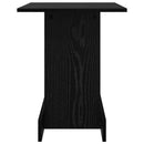 vidaXL Végasztal Fekete tölgy 44,5 x 45 x 55 cm Faanyag