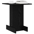 vidaXL Végasztal Fekete tölgy 44,5 x 45 x 55 cm Faanyag
