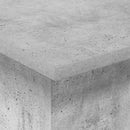 vidaXL Végasztal Beton Szürke 44,5 x 45 x 55 cm Faanyag