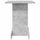 vidaXL Végasztal Beton Szürke 44,5 x 45 x 55 cm Faanyag