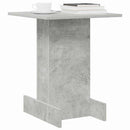 vidaXL Végasztal Beton Szürke 44,5 x 45 x 55 cm Faanyag