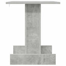 vidaXL Végasztal Beton Szürke 44,5 x 45 x 55 cm Faanyag