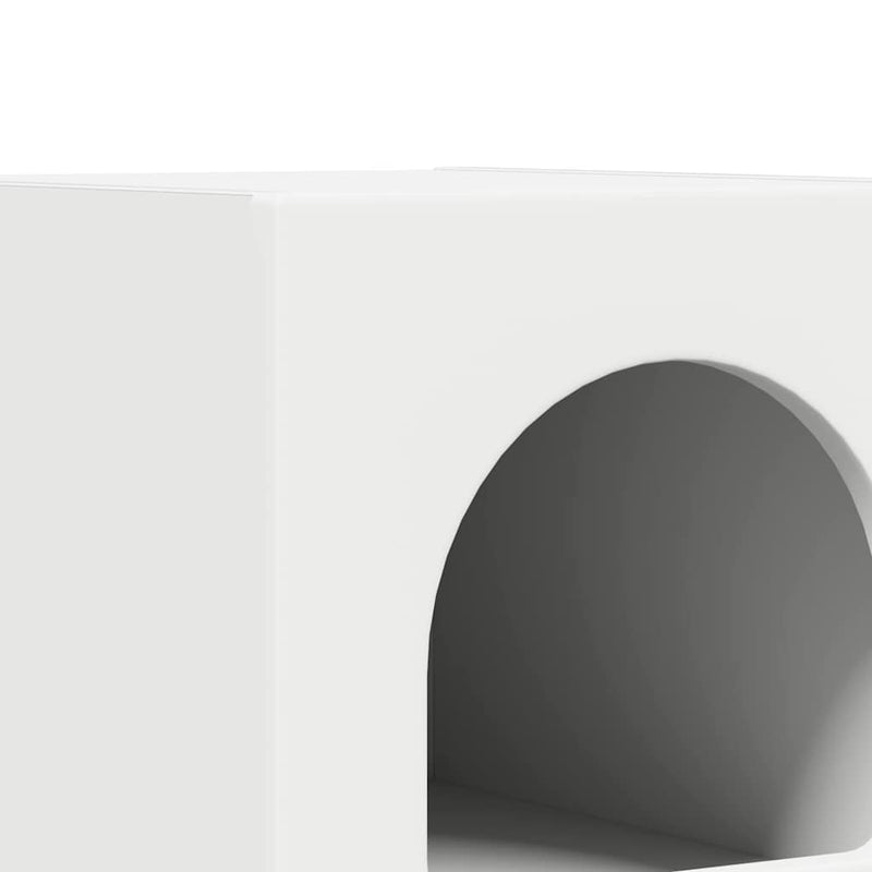 vidaXL Éjjeli asztal 2 pcs Fehér 29.5 x 35 x 50 cm Faanyag