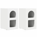 vidaXL Éjjeli asztal ELST 2 db Fehér 29,5 x 33,5 x 50 cm Faanyag
