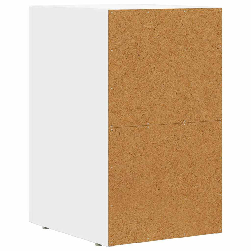 vidaXL Éjjeli asztal 2 pcs Fehér 29.5 x 35 x 50 cm Faanyag