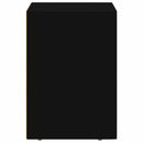 vidaXL Éjjeli asztal ELST Fekete 29,5 x 33,5 x 50 cm Faanyag