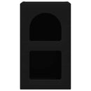 vidaXL Éjjeli asztal 2 pcs Fekete 29.5 x 35 x 50 cm Faanyag