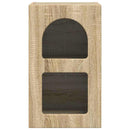 vidaXL Éjjeli asztal ELST Sonoma tölgy 29,5 x 33,5 x 50 cm Faanyag