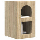 vidaXL Éjjeli asztal Sonoma tölgy 29,5 x 33,5 x 50 cm Faanyag