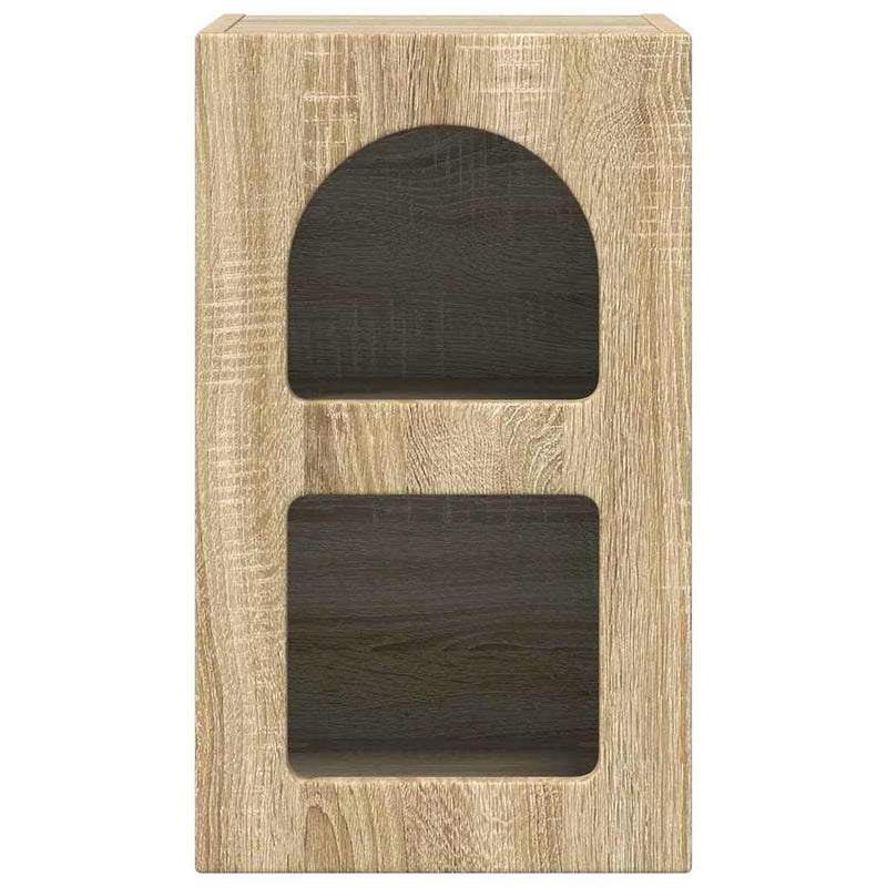 vidaXL Éjjeli asztal 2 pcs Sonoma tölgy 29.5 x 35 x 50 cm Faanyag