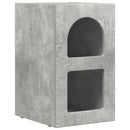 vidaXL Éjjeli asztal ELST Beton Szürke 29,5 x 33,5 x 50 cm Faanyag