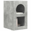 vidaXL Éjjeli asztal ELST Beton Szürke 29,5 x 33,5 x 50 cm Faanyag