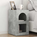 vidaXL Éjjeli asztal ELST 2 db Beton Szürke 29,5 x 33,5 x 50 cm