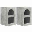 vidaXL Éjjeli asztal ELST 2 db Beton Szürke 29,5 x 33,5 x 50 cm