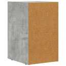 vidaXL Éjjeli asztal 2 pcs Beton Szürke 29,5 x 33,5 x 50 cm Faanyag