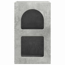 vidaXL Éjjeli asztal 2 pcs Beton Szürke 29,5 x 33,5 x 50 cm Faanyag