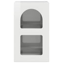 vidaXL Éjjeli asztal 2 pcs Magas Fényű Fehér 29.5 x 35 x 50 cm Faanyag