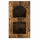 vidaXL Éjjeli asztal Füstölt tölgy 29.5 x 35 x 50 cm Faanyag