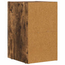 vidaXL Éjjeli asztal 2 pcs Füstölt tölgy 29,5 x 33,5 x 50 cm Faanyag