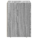 vidaXL Éjjeli asztal ELST Szürke Sonoma 29,5 x 33,5 x 50 cm Szerelt Fa