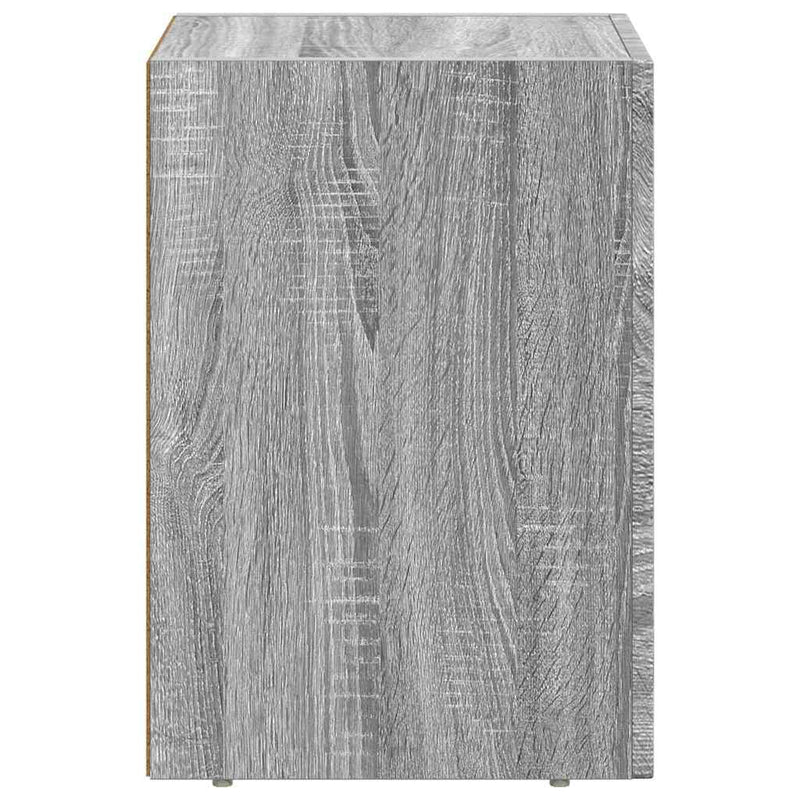 vidaXL Éjjeli asztal Szürke Sonoma 29.5 x 35 x 50 cm Faanyag