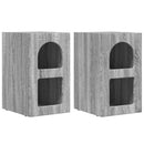 vidaXL Éjjeli asztal ELST 2 db Szürke Sonoma 29,5 x 33,5 x 50 cm