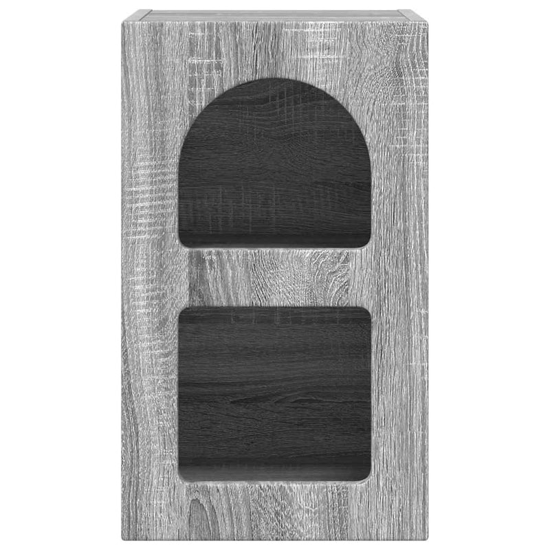 vidaXL Éjjeli asztal 2 pcs Szürke Sonoma 29.5 x 35 x 50 cm Faanyag