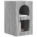 vidaXL Éjjeli asztal ELST 2 db Szürke Sonoma 29,5 x 33,5 x 50 cm