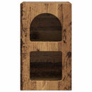 vidaXL Éjjeli asztal Öreg fa 29.5 x 35 x 50 cm Faanyag