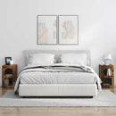 vidaXL Éjjeli asztal 2 pcs Öreg fa 29.5 x 35 x 50 cm Faanyag