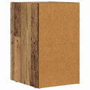 vidaXL Éjjeli asztal ELST 2 db Öreg fa 29,5 x 33,5 x 50 cm Faanyag