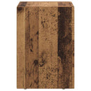vidaXL Éjjeli asztal ELST 2 db Öreg fa 29,5 x 33,5 x 50 cm Faanyag