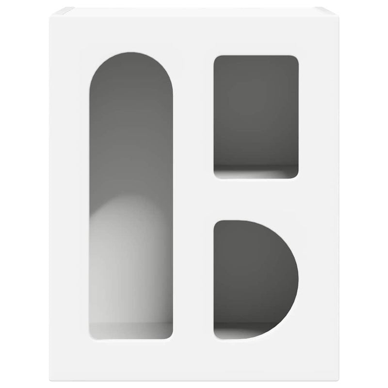 vidaXL Éjjeli asztal 2 pcs Fehér 40 x 35 x 50 cm Faanyag