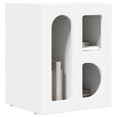 vidaXL Éjjeli asztal 2 pcs Fehér 40 x 35 x 50 cm Faanyag