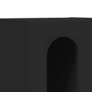 vidaXL Éjjeli asztal 2 pcs Fekete 40 x 35 x 50 cm Faanyag