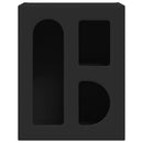 vidaXL Éjjeli asztal 2 pcs Fekete 40 x 35 x 50 cm Faanyag