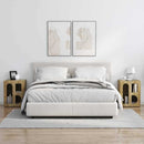 vidaXL Éjjeli asztal 2 pcs Sonoma tölgy 40 x 35 x 50 cm Faanyag