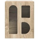 vidaXL Éjjeli asztal 2 pcs Sonoma tölgy 40 x 35 x 50 cm Faanyag