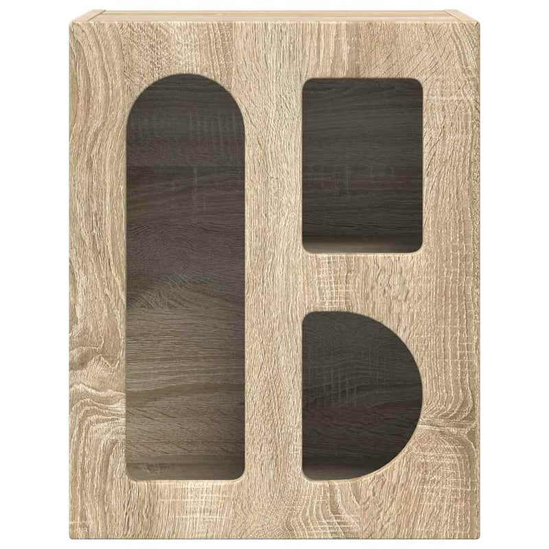 vidaXL Éjjeli asztal 2 pcs Sonoma tölgy 40 x 35 x 50 cm Faanyag