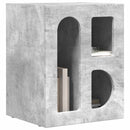 vidaXL Éjjeli asztal ELST Beton Szürke 40 x 35 x 50 cm Szerelt Fa