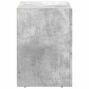 vidaXL Éjjeli asztal ELST Beton Szürke 40 x 35 x 50 cm Szerelt Fa