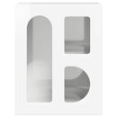 vidaXL Éjjeli asztal 2 pcs Magas Fényű Fehér 40 x 35 x 50 cm Faanyag