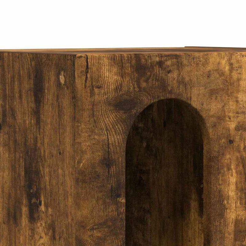 vidaXL Éjjeli asztal Füstölt tölgy 40 x 35 x 50 cm Faanyag