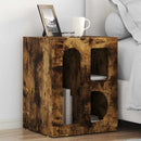 vidaXL Éjjeli asztal ELST 2 db Füstölt tölgy 40 x 35 x 50 cm Faanyag