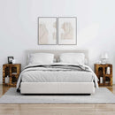 vidaXL Éjjeli asztal 2 pcs Füstölt tölgy 40 x 35 x 50 cm Faanyag