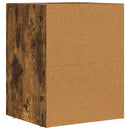 vidaXL Éjjeli asztal ELST 2 db Füstölt tölgy 40 x 35 x 50 cm Faanyag