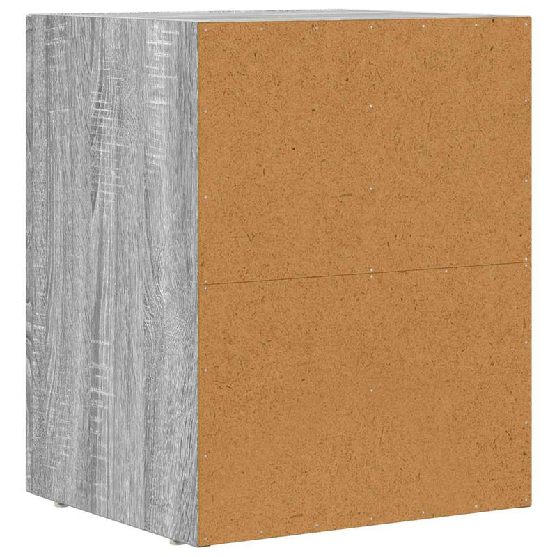 vidaXL Éjjeli asztal Szürke Sonoma 40 x 35 x 50 cm Faanyag