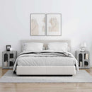 vidaXL Éjjeli asztal 2 pcs Szürke Sonoma 40 x 35 x 50 cm Faanyag