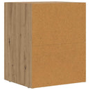 vidaXL Éjjeli asztal ELST 2 db Artisan tölgy 40 x 35 x 50 cm Faanyag
