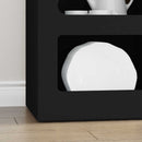 vidaXL Széf ELST Fekete 40 x 35 x 100,5 cm Faanyag